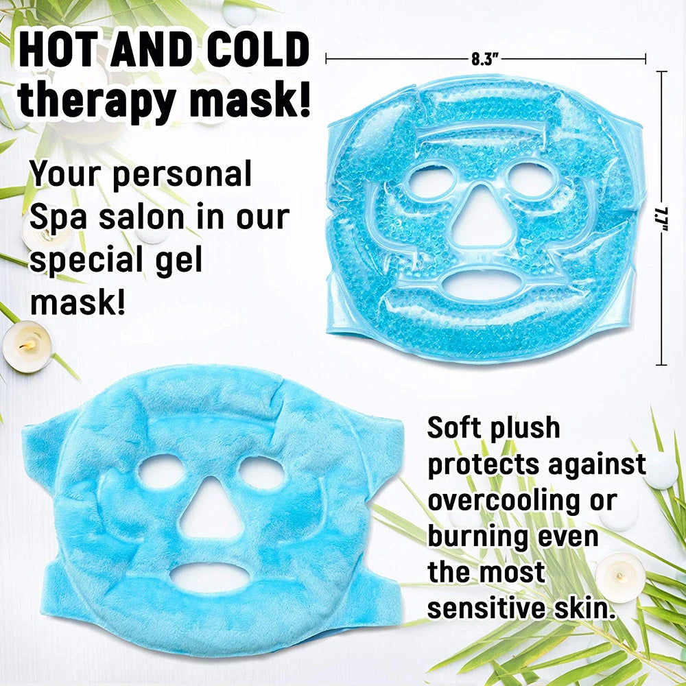 Ice gel face mask